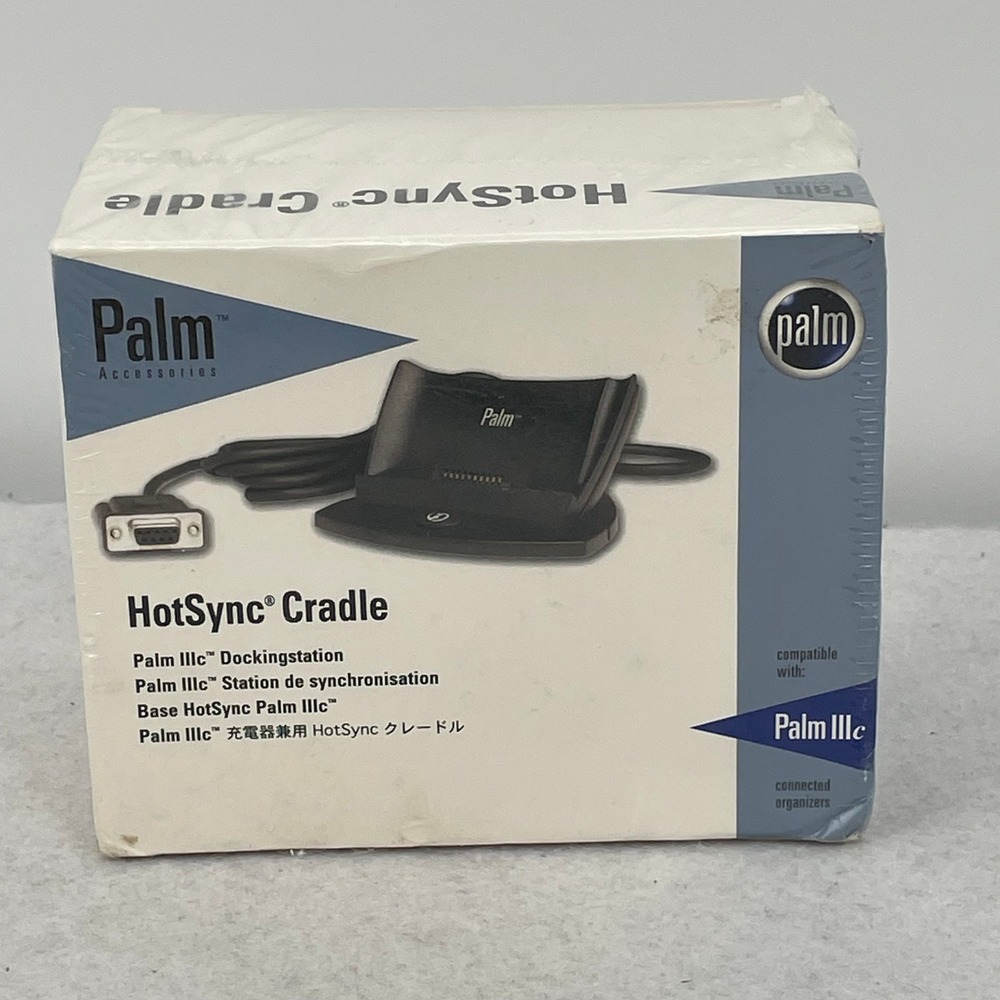 Palm IIIc HotSync Cradle Docking Station Vintage Serial Port New Sealed 3C10606U